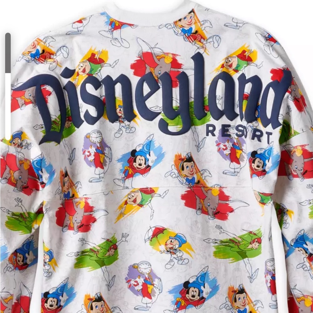 Disney shirt Disneyland spirit jersey shirt top XL NWT paint and ink